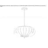 Murano glass hanging lamp Rushall