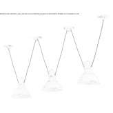 Ceramic chandelier Salcia