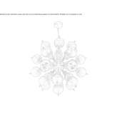 Pendant lamp made of blown glass Calvisi