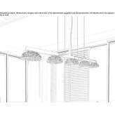 Glass pendant lamp Tavullia