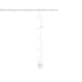 Metalowa lampa wisząca LED Usini