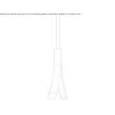 Metalowa lampa wisząca LED Mourenx