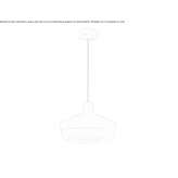 Ceramic hanging lamp Langsele