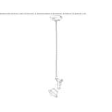 Swivel ceramic pendant lamp Parndorf