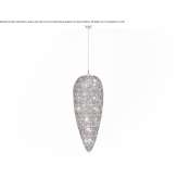 Lampa wisząca z kryształkami Crezancy
