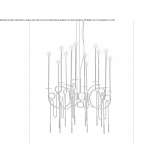 Steel LED hanging lamp Gadinti