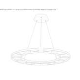 Swivel aluminum pendant lamp Arani