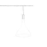 Plastikowa lampa wisząca Stanos