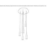 Pendant lamp Bordano