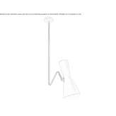 Swivel brass pendant lamp Ludza