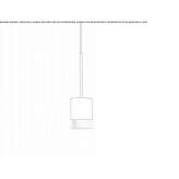 Stalowa lampa wisząca LED Jipijapa