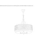 Metal hanging lamp Pleven