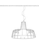 Lampa wisząca ze szkła Murano Arinos