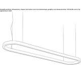 Aluminum LED hanging lamp Irura