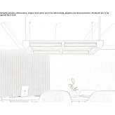 Metal hanging lamp Siljan