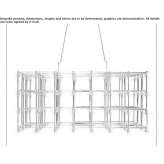 Nickel LED hanging lamp Magas