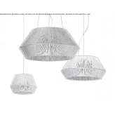 LED hanging lamp handmade from string Ocongate