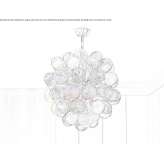 Handmade hanging lamp made of Murano glass Wilthen
