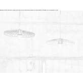 Ręcznie robiona metalowa lampa wisząca Kobleve