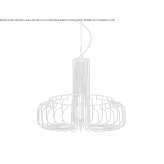 Handmade metal hanging lamp Kobleve