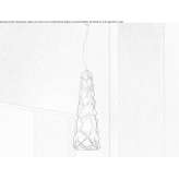 Glass pendant lamp Fowey