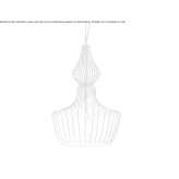 Ręcznie robiona metalowa lampa wisząca Kobleve