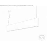 LED RGB PMMA hanging lamp Vlasca