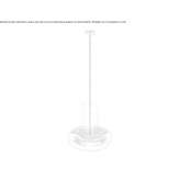 Brass LED hanging lamp Copiano