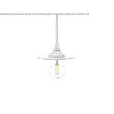 Mosiężna lampa wisząca Oryahovo