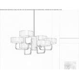 Metalowa lampa wisząca Sucila