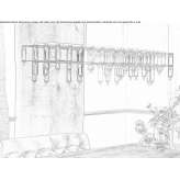 Metal LED hanging lamp Magas