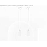Glass pendant lamp Fleckeby