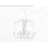 Murano glass chandelier Pescueza