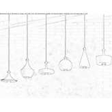 Ceramic hanging lamp Araruama