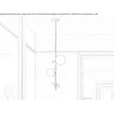 Metal hanging lamp Azenha