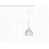 Glass pendant lamp Urumaco