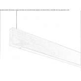 LED hanging lamp made of walnut wood Bozkow