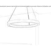 Lampa wisząca LED w kolorze dębu Frasdorf