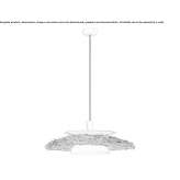 Lampa wisząca LED z naturalnego włókna Sandared