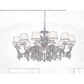 Metalowa lampa wisząca Stowe