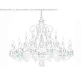 Żyrandol z kryształami Swarovski® Varzo