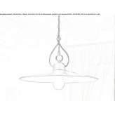 Ceramic hanging lamp Petrikov