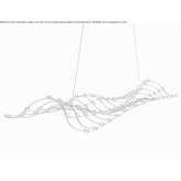 Metal LED hanging lamp Ditesti