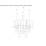 Murano glass chandelier Chumuch