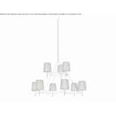 Brass LED chandelier Abridge