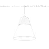 Lampa wisząca z aluminium i drewna Omoa