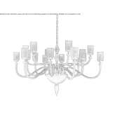 Szklana lampa wisząca Sulfeld