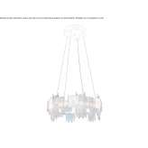 LED hanging lamp made of glass Grinon