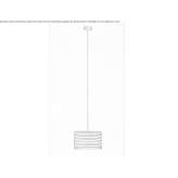 Porcelain hanging lamp Hormilla