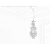 Pendant lamp made of blown glass Riaille